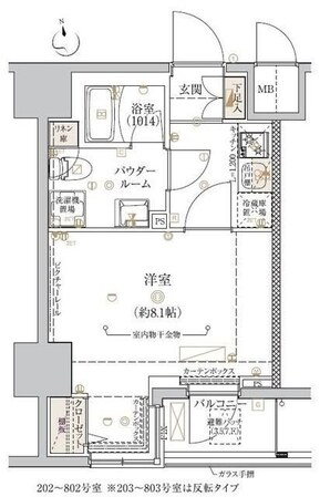 GROWS綾瀬の物件間取画像